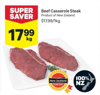 Beef Casserole Steak