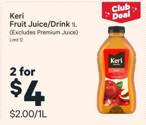 Keri Fruit Juice/Drink 1L