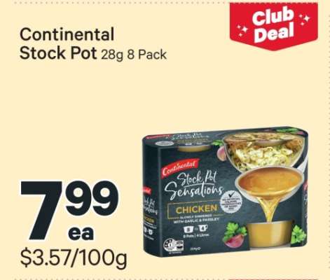 Continental Stock Pot 28g 8 Pack