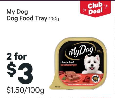My Dog Dog Food Tray 100g