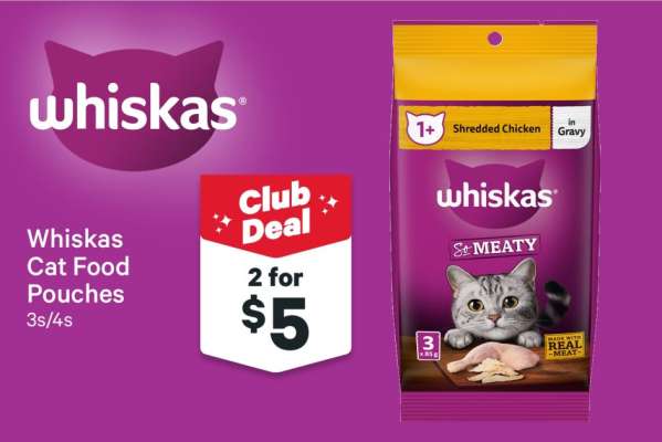 Whiskas Cat Food Pouches
