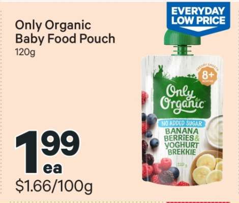 Only Organic Baby Food Pouch
