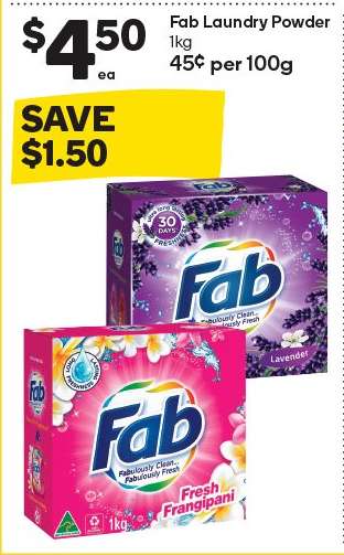 Fab Laundry Powder