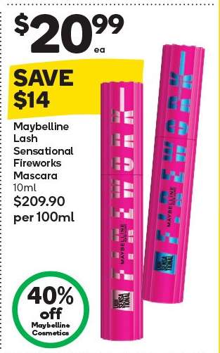 Maybelline Lash Sensational Fireworks Mascara 10ml