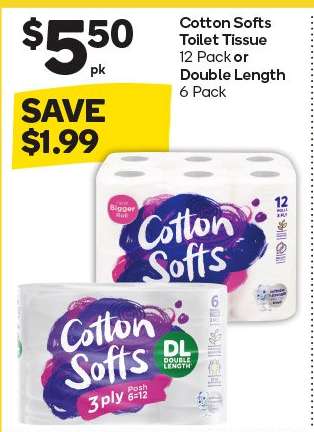 Cotton Softs Toilet Tissue
