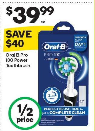 Oral B Pro 100 Power Toothbrush