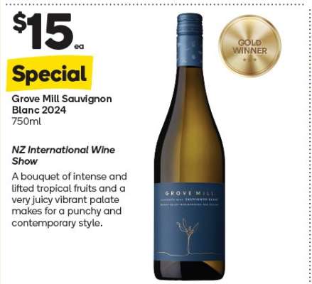 Grove Mill Sauvignon Blanc 2024