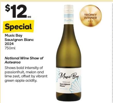 Music Bay Sauvignon Blanc 2024