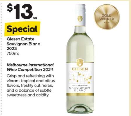 Giesen Estate Sauvignon Blanc 2023