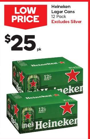 Heineken Lager Cans