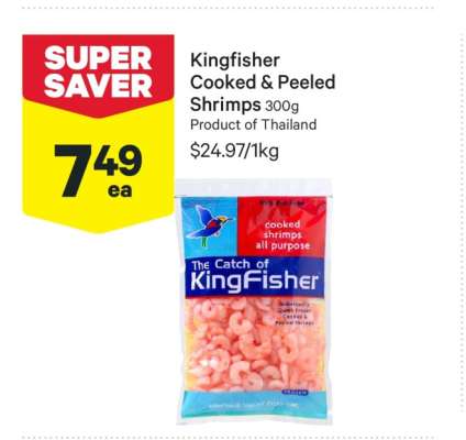 Kingfisher Cooked & Peeled Shrimps