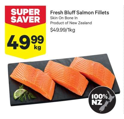 Fresh Bluff Salmon Fillets