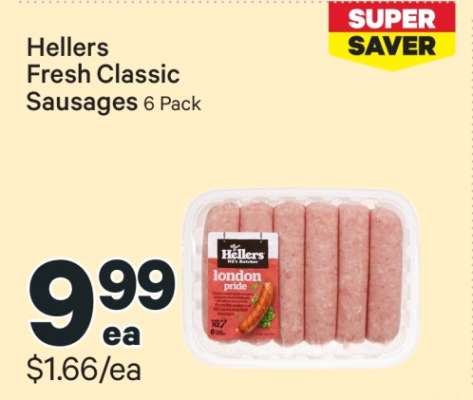 Hellers Fresh Classic Sausages