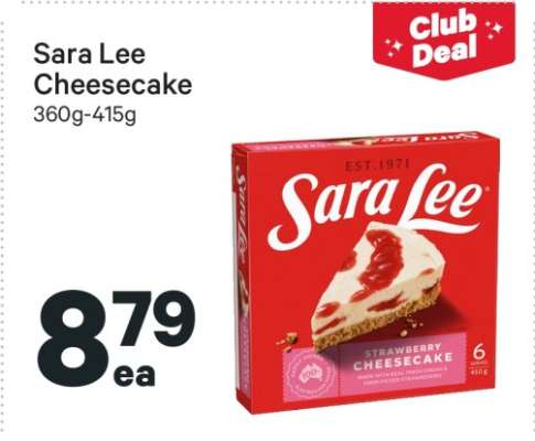 Sara Lee Cheesecake