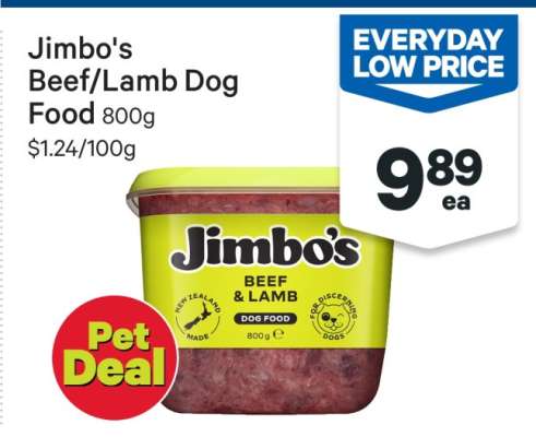 Jimbo's Beef/Lamb Dog Food