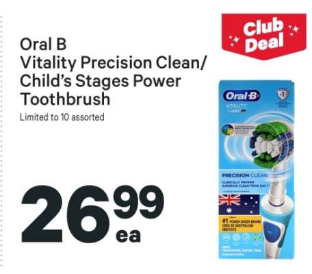 Oral B Vitality Precision Clean/Child’s Stages Power Toothbrush