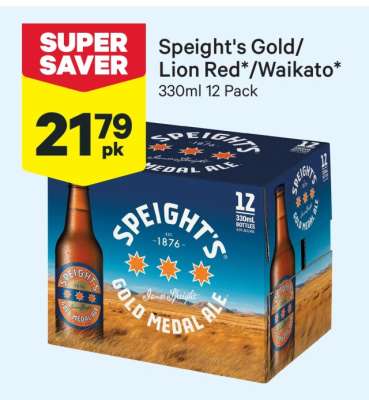 Speight's Gold/Lion Red/Waikato