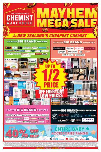 thumbnail - Chemist Warehouse catalogue - MAYHEM MEGA SALE