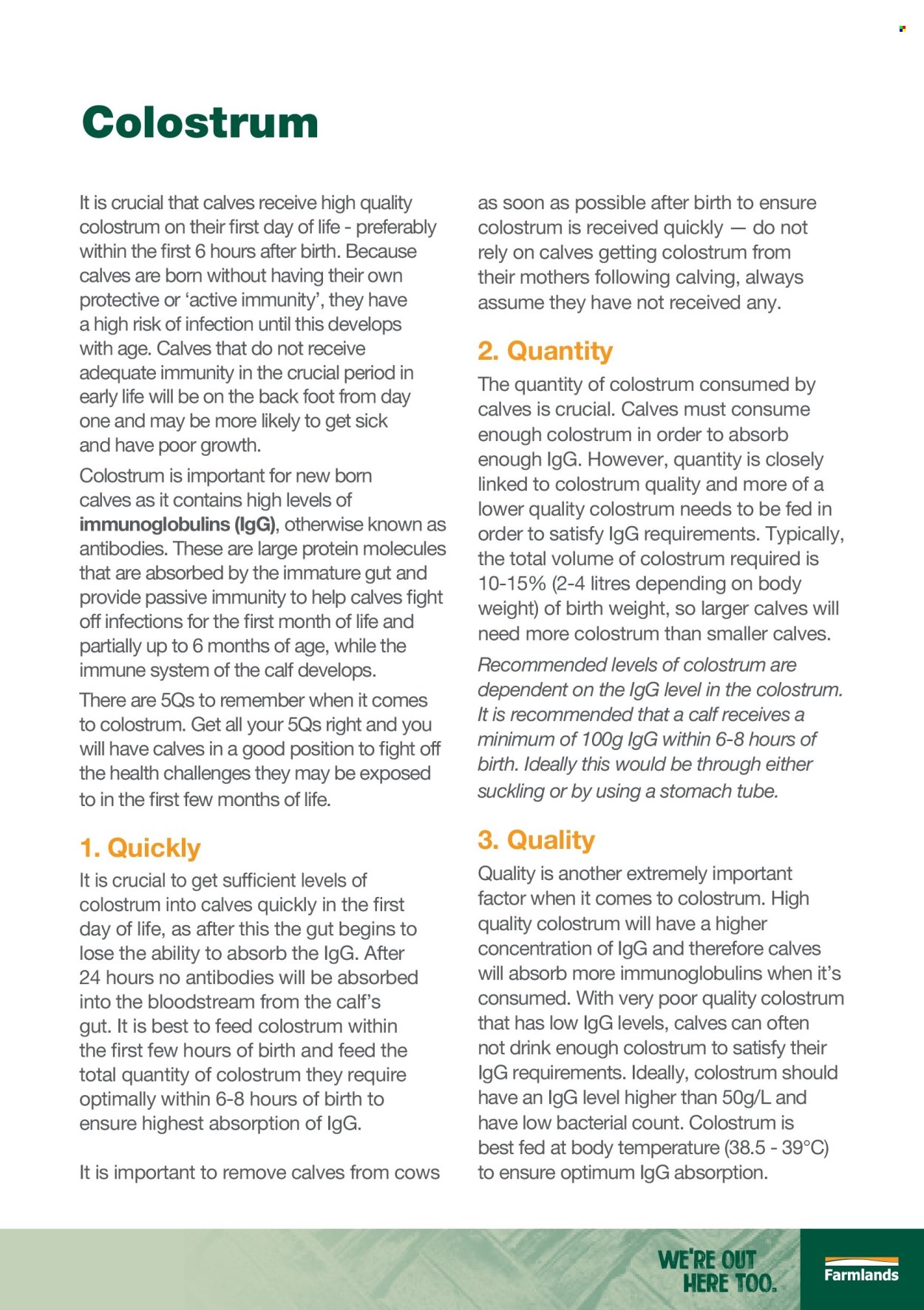 Farmlands catalogue. Page 1