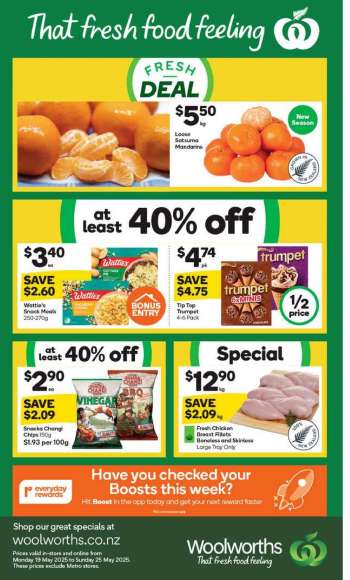 Woolworths mailer - 19.05.2025 - 25.05.2025.