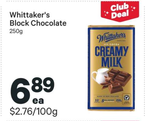 Whittaker's Block Chocolate