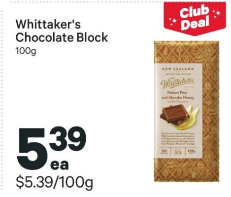Whittaker’s Chocolate Block