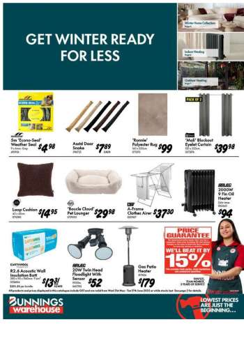 Bunnings Warehouse mailer - 21.05.2025 - 17.06.2025.