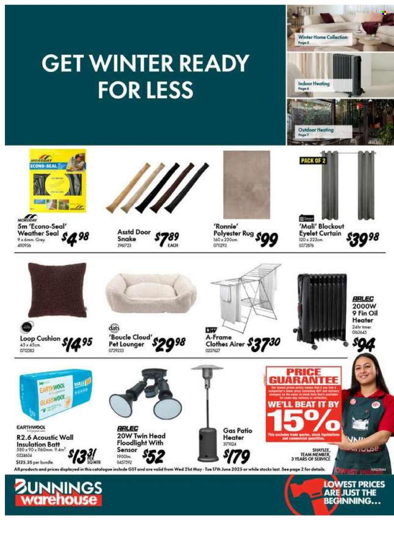 Bunnings Warehouse mailer - 21.05.2025 - 17.06.2025.