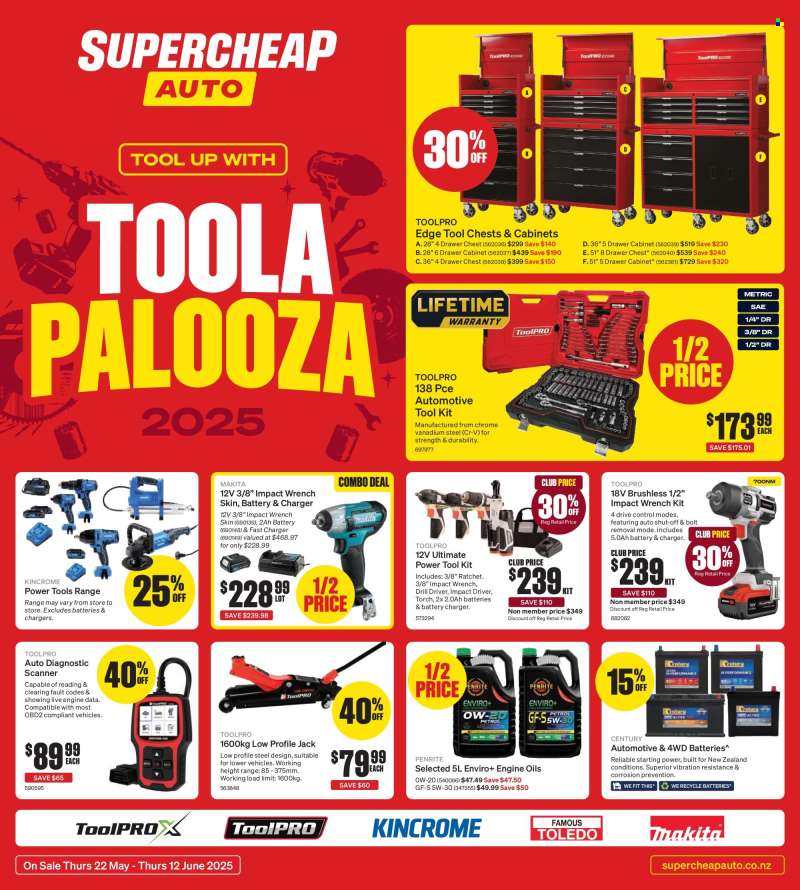 SuperCheap Auto mailer - 22.05.2025 - 12.06.2025.