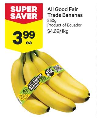 All Good Fair Trade Bananas