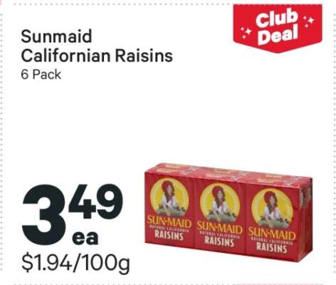 Sunmaid Californian Raisins