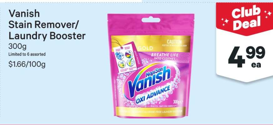 Vanish Stain Remover/Laundry Booster