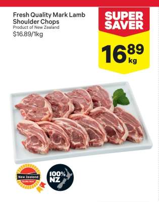Fresh Quality Mark Lamb Shoulder Chops