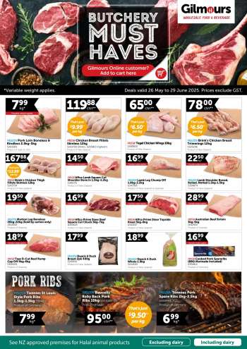 Gilmours mailer - 26.05.2025 - 29.06.2025.