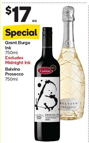 Grant Burge Ink, Belvino Prosecco