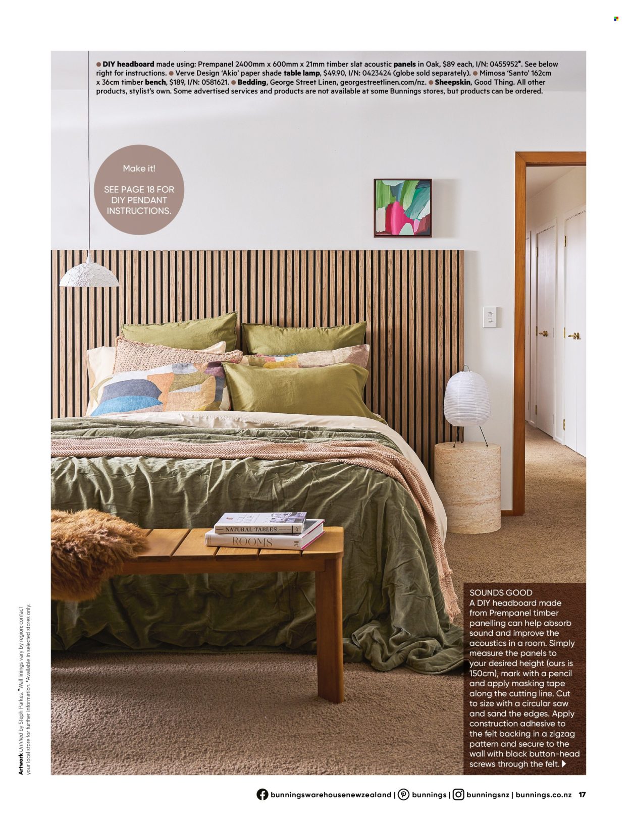 Bunnings Warehouse catalogue. Page 17