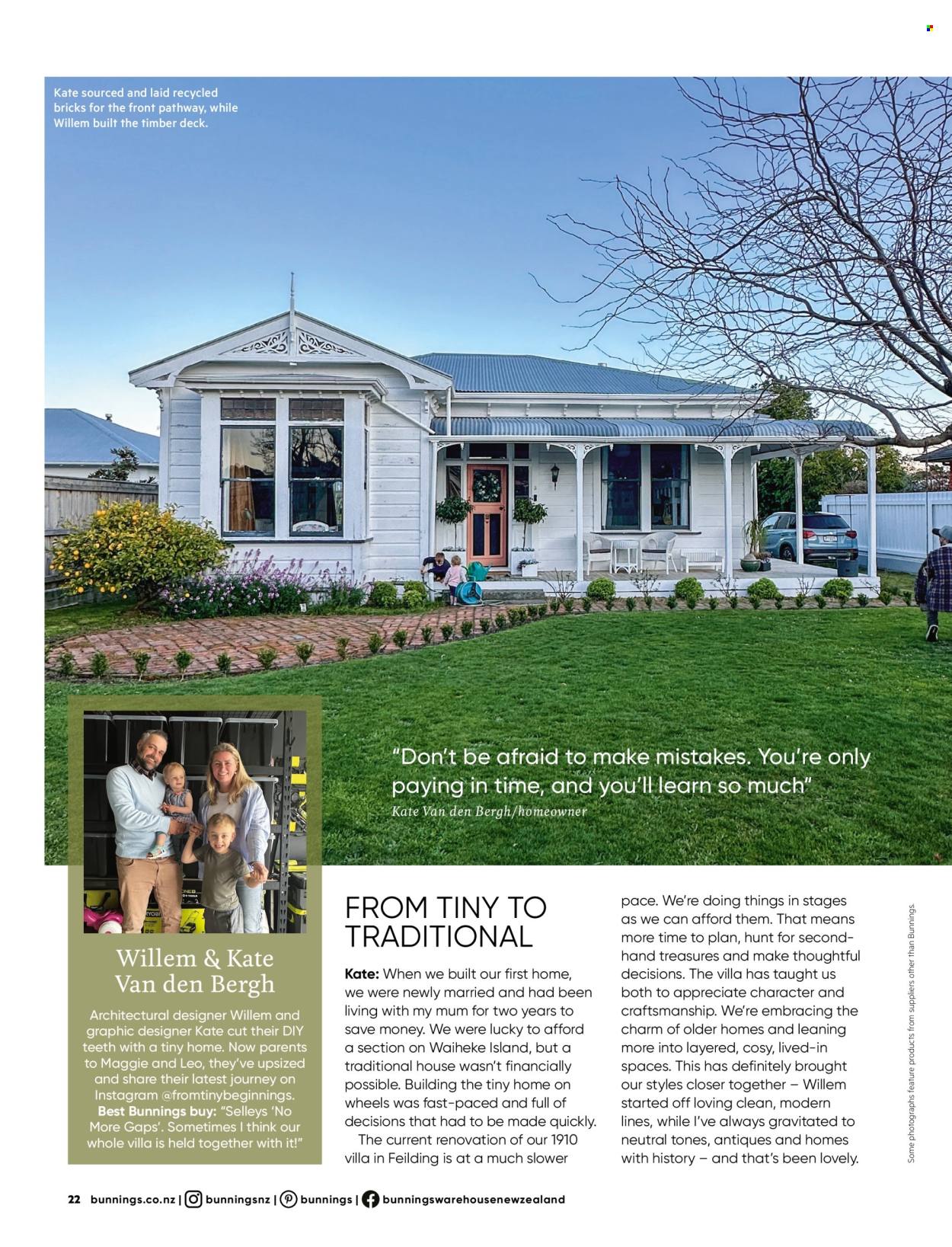 Bunnings Warehouse catalogue. Page 22