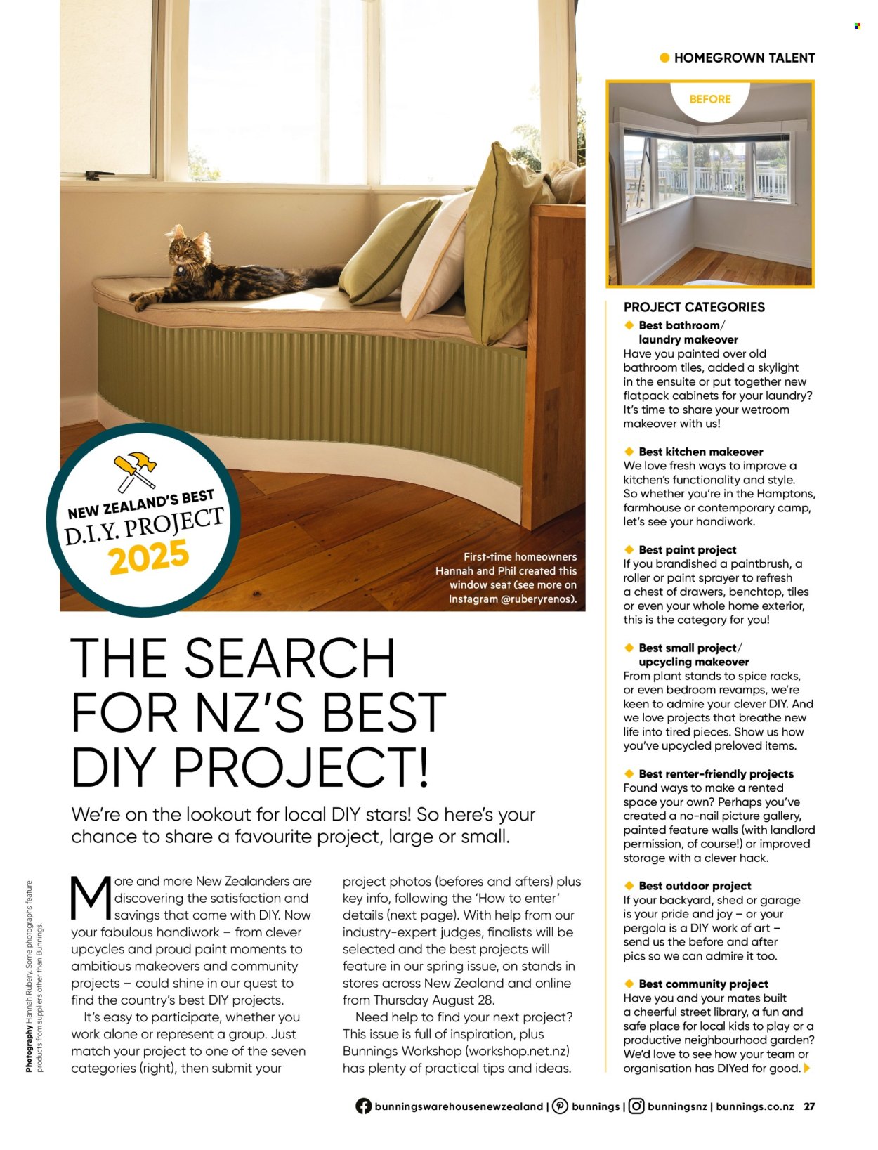 Bunnings Warehouse catalogue. Page 27