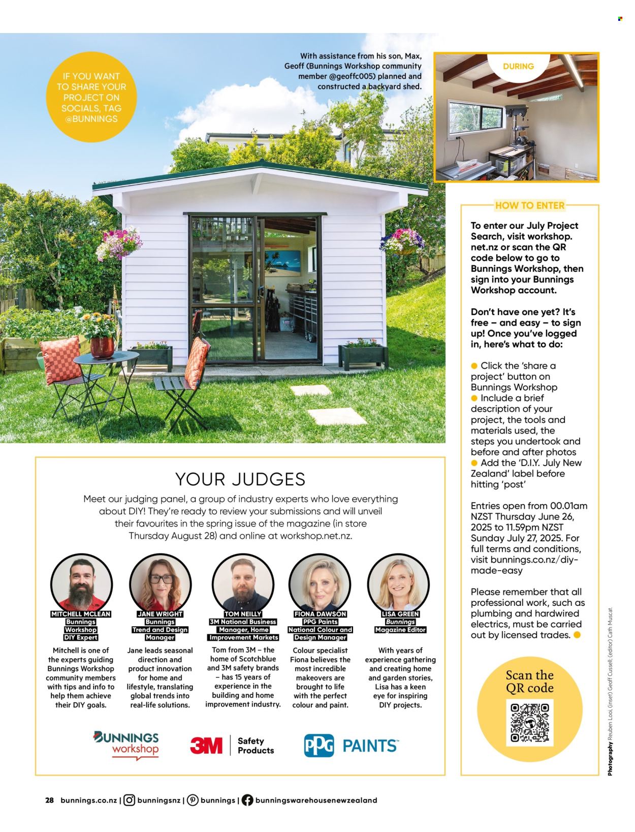 Bunnings Warehouse catalogue. Page 28