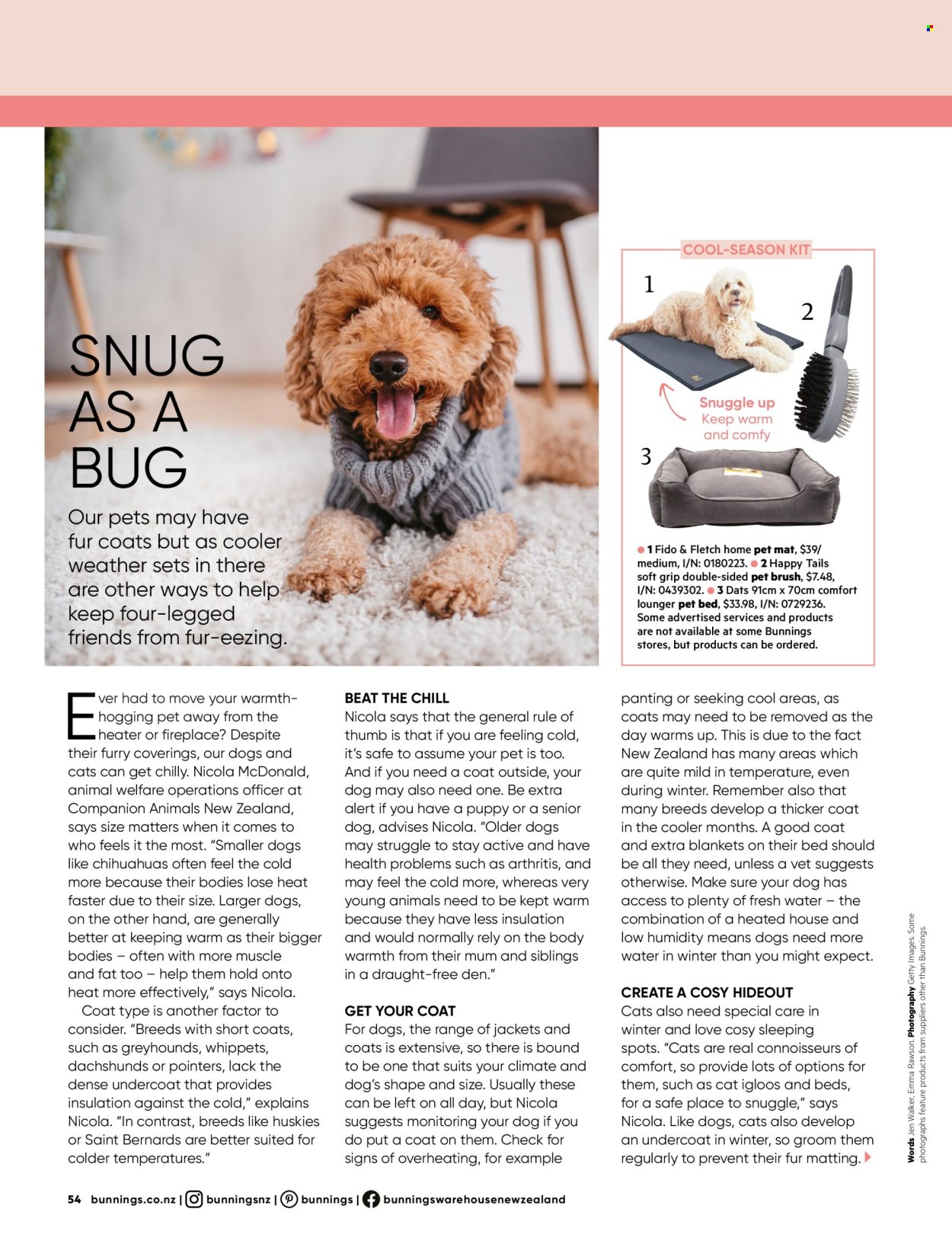 Bunnings Warehouse catalogue. Page 54