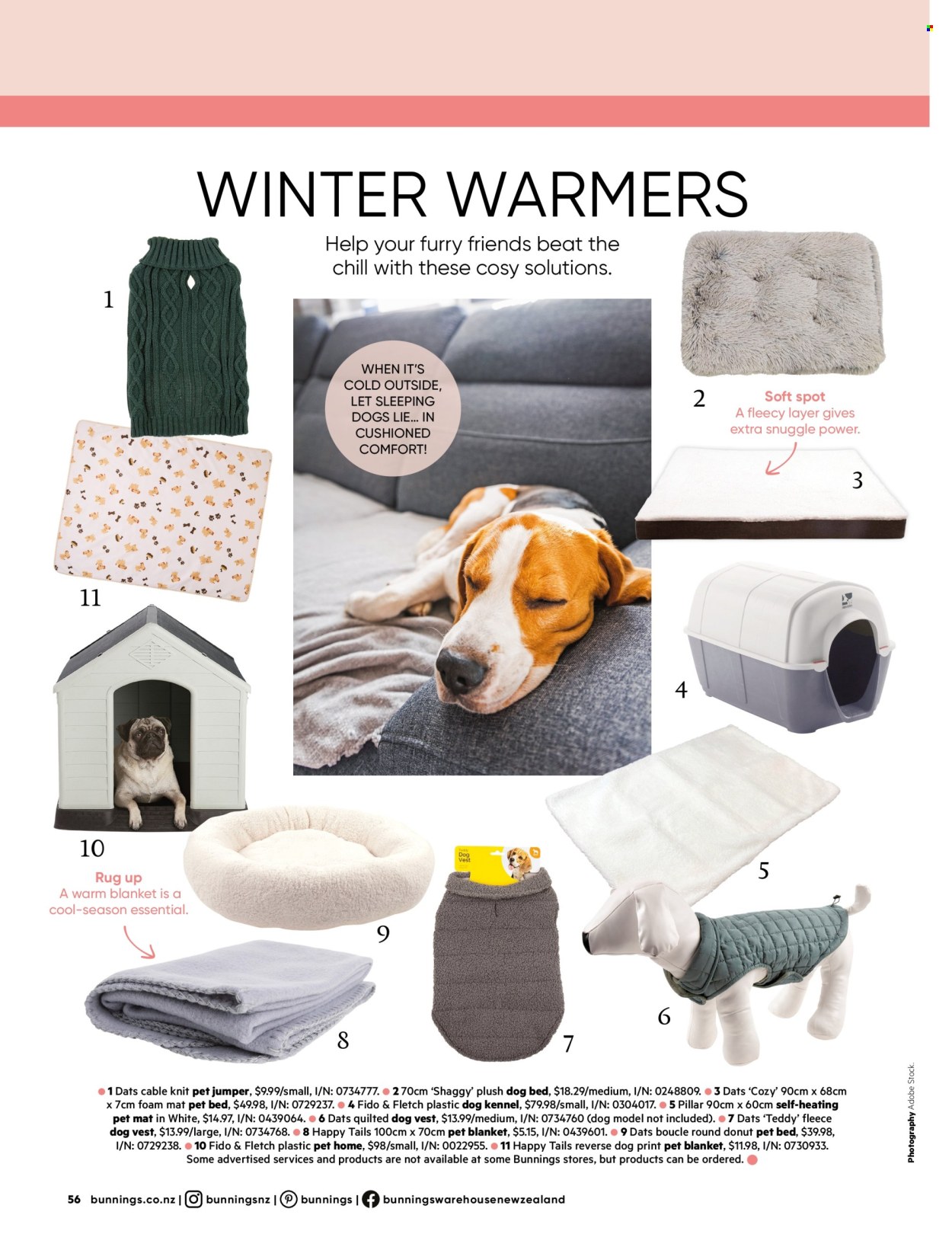Bunnings Warehouse catalogue. Page 56