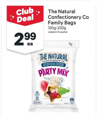 The Natural Confectionery Co Family Bags