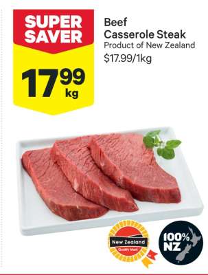 Beef Casserole Steak