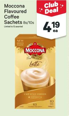Moccona Flavoured Coffee Sachets 8s/10s