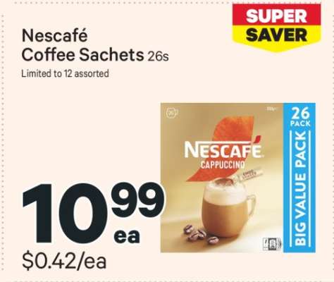 Nescafé Coffee Sachets 26s