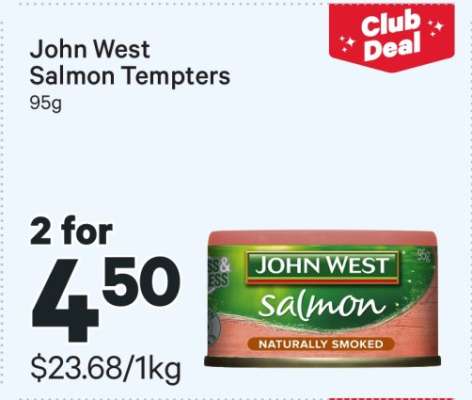 John West Salmon Tempters