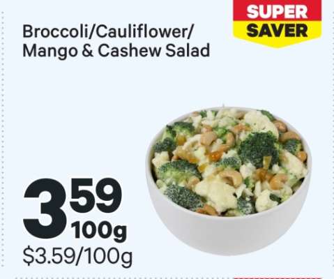 Broccoli/Cauliflower/Mango & Cashew Salad