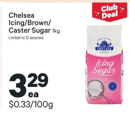 Chelsea Icing/Brown/Caster Sugar