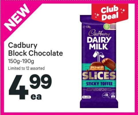 Cadbury Block Chocolate