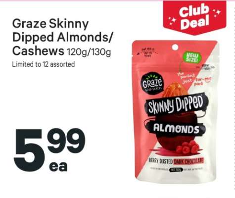 Graze Skinny Dipped Almonds/Cashews